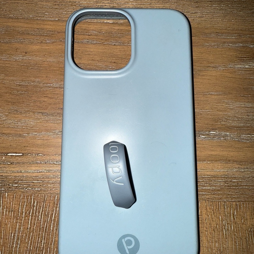 Loopy Case Light Blue with Gray Loop